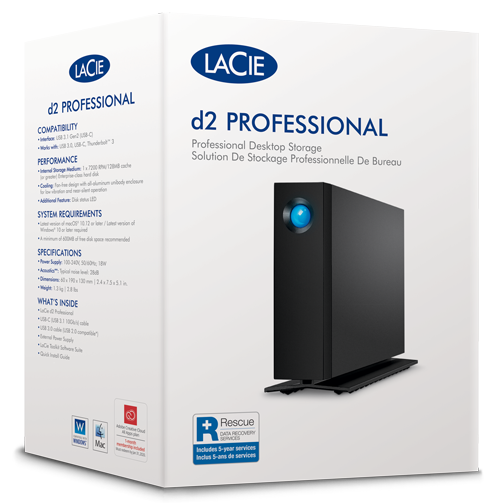 LaCie d2 Professional 8TB 外付けハードディスク
